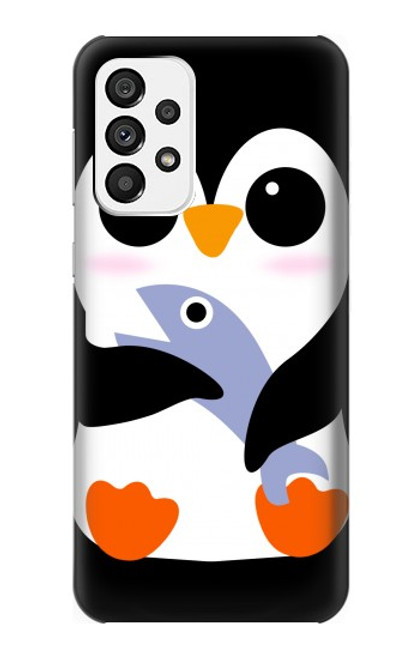 S2631 Cute Baby Penguin Case For Samsung Galaxy A73 5G