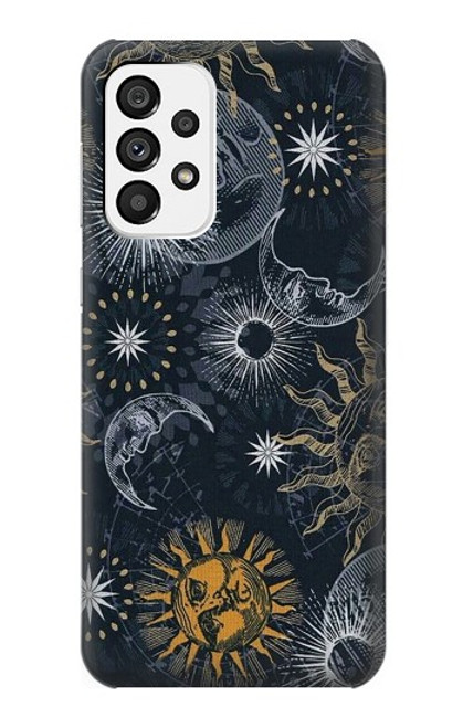 S3702 Moon and Sun Case For Samsung Galaxy A73 5G