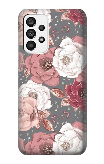 S3716 Rose Floral Pattern Case For Samsung Galaxy A73 5G