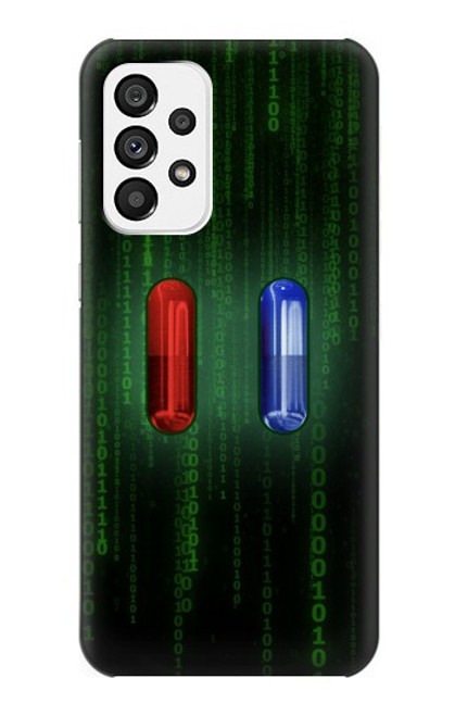 S3816 Red Pill Blue Pill Capsule Case For Samsung Galaxy A73 5G