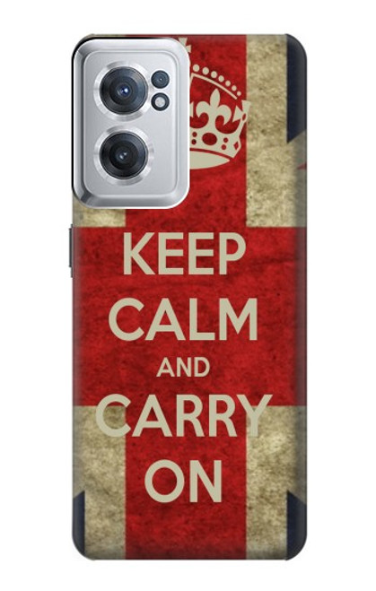 S0674 Keep Calm and Carry On Case For OnePlus Nord CE 2 5G