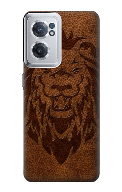 S2529 Leo Zodiac Tattoo Brown Graphic Print Case For OnePlus Nord CE 2 5G