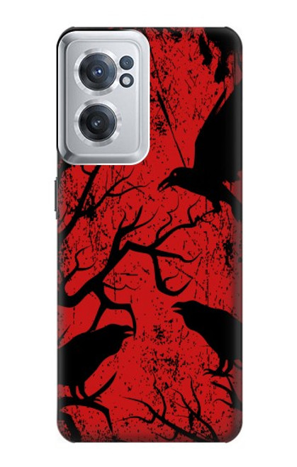 S3325 Crow Black Blood Tree Case For OnePlus Nord CE 2 5G