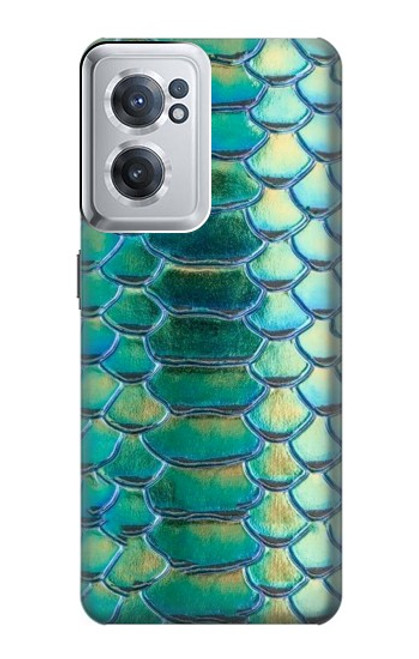 S3414 Green Snake Scale Graphic Print Case For OnePlus Nord CE 2 5G