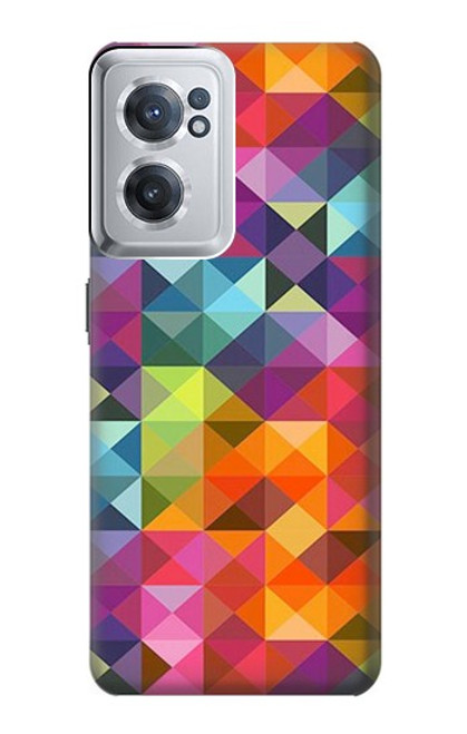 S3477 Abstract Diamond Pattern Case For OnePlus Nord CE 2 5G