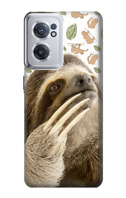 S3559 Sloth Pattern Case For OnePlus Nord CE 2 5G