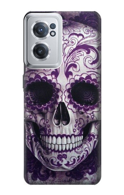 S3582 Purple Sugar Skull Case For OnePlus Nord CE 2 5G