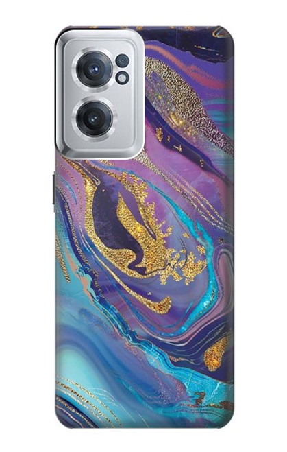 S3676 Colorful Abstract Marble Stone Case For OnePlus Nord CE 2 5G