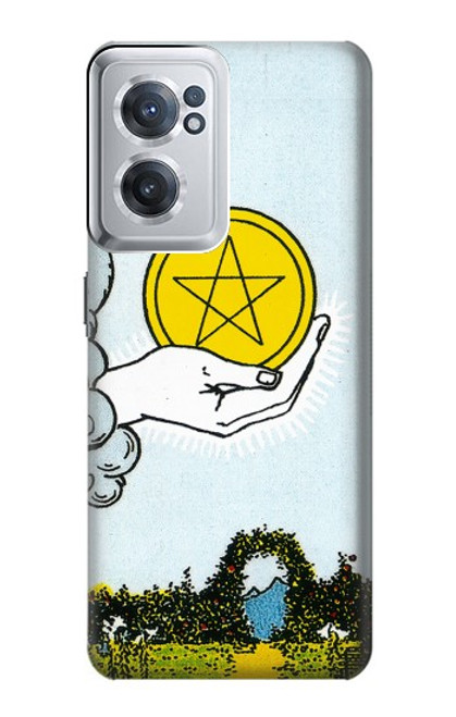 S3722 Tarot Card Ace of Pentacles Coins Case For OnePlus Nord CE 2 5G