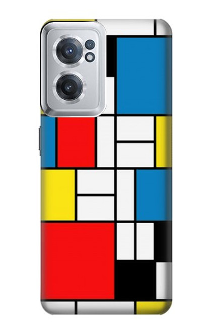 S3814 Piet Mondrian Line Art Composition Case For OnePlus Nord CE 2 5G