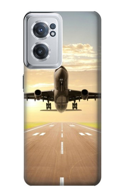 S3837 Airplane Take off Sunrise Case For OnePlus Nord CE 2 5G