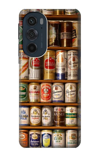 S0983 Beer Cans Collection Case For Motorola Edge 30 Pro