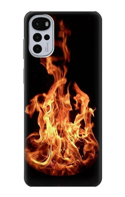 S3379 Fire Frame Case For Motorola Moto G22