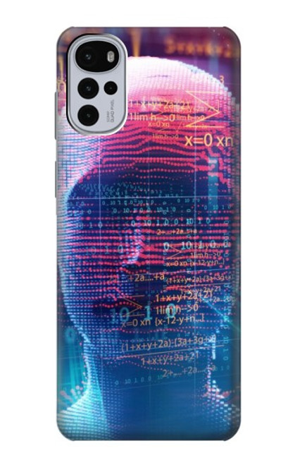 S3800 Digital Human Face Case For Motorola Moto G22