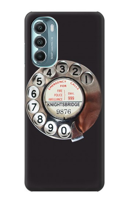 S0059 Retro Rotary Phone Dial On Case For Motorola Moto G Stylus 5G (2022)