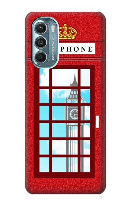 S2059 England British Telephone Box Minimalist Case For Motorola Moto G Stylus 5G (2022)