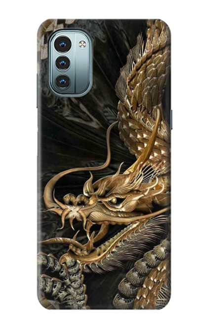 S0426 Gold Dragon Case For Nokia G11, G21