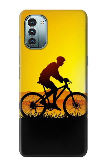 S2385 Bicycle Bike Sunset Case For Nokia G11, G21