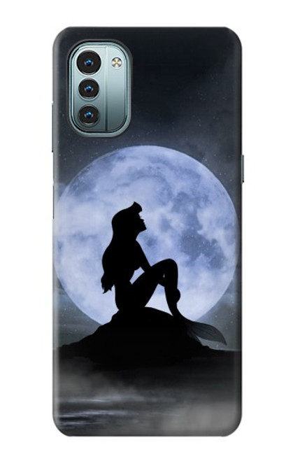 S2668 Mermaid Silhouette Moon Night Case For Nokia G11, G21