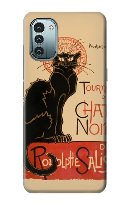 S2739 Chat Noir Black Cat Vintage Case For Nokia G11, G21
