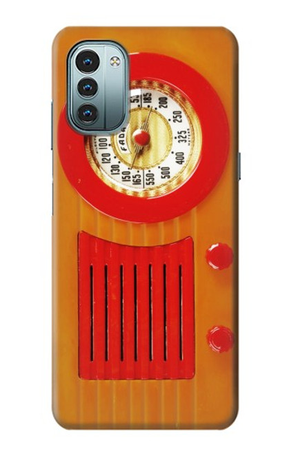 S2780 Vintage Orange Bakelite Radio Case For Nokia G11, G21