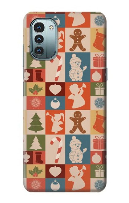 S2854 Cute Xmas Pattern Case For Nokia G11, G21