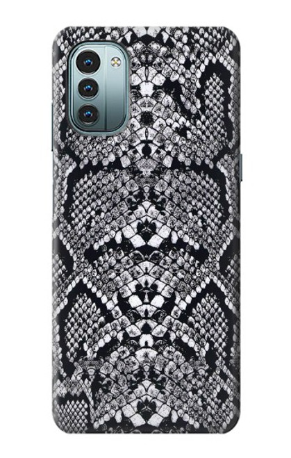 S2855 White Rattle Snake Skin Graphic Printed Case For Nokia G11, G21