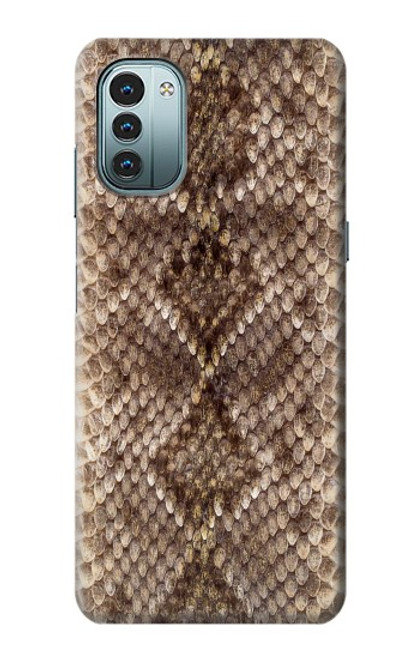 S2875 Rattle Snake Skin Graphic Printed Case For Nokia G11, G21