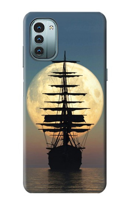 S2897 Pirate Ship Moon Night Case For Nokia G11, G21