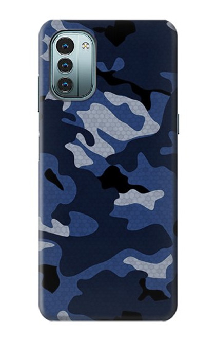 S2959 Navy Blue Camo Camouflage Case For Nokia G11, G21