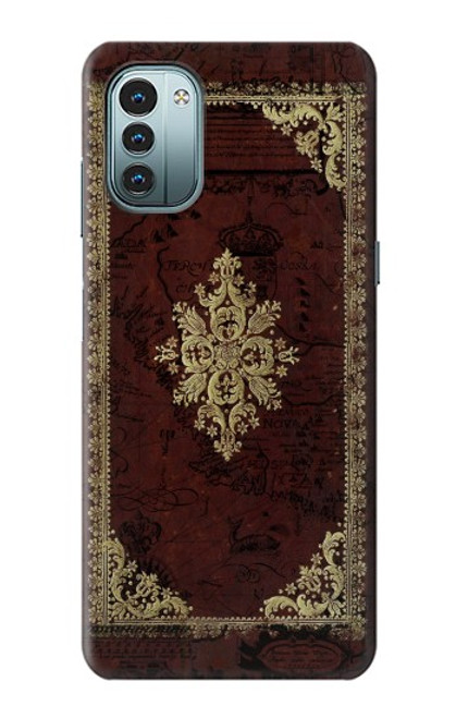 S3014 Vintage Map Book Cover Case For Nokia G11, G21