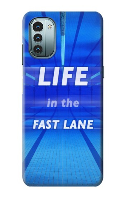 S3136 Life in the Fast Lane Swimming Pool Case For Nokia G11, G21