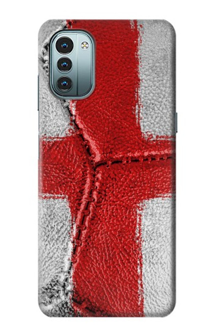 S3316 England Flag Vintage Football Graphic Case For Nokia G11, G21