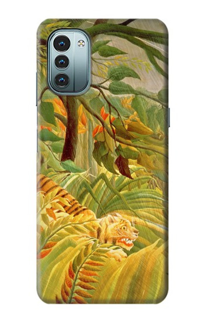 S3344 Henri Rousseau Tiger in a Tropical Storm Case For Nokia G11, G21