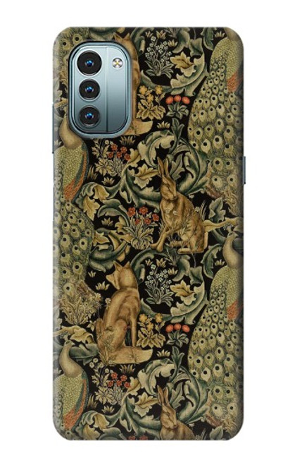 S3661 William Morris Forest Velvet Case For Nokia G11, G21