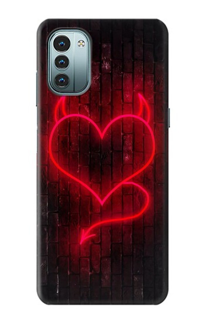 S3682 Devil Heart Case For Nokia G11, G21