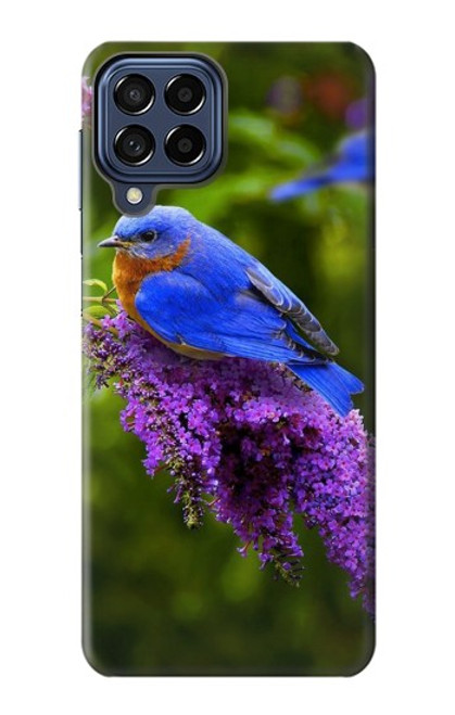 S1565 Bluebird of Happiness Blue Bird Case For Samsung Galaxy M53