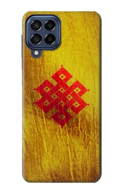 S2318 Eternal Knot Buddhist Spiritual Meditation Case For Samsung Galaxy M53