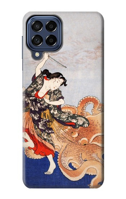 S2496 Japan Art Utagawa Kuniyoshi Tamatori Case For Samsung Galaxy M53