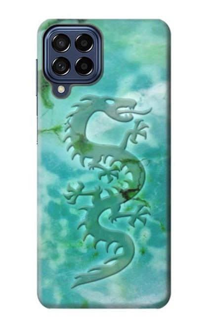 S2653 Dragon Green Turquoise Stone Graphic Case For Samsung Galaxy M53