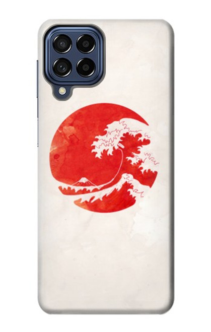 S3237 Waves Japan Flag Case For Samsung Galaxy M53