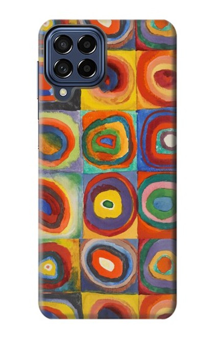 S3409 Squares Concentric Circles Case For Samsung Galaxy M53