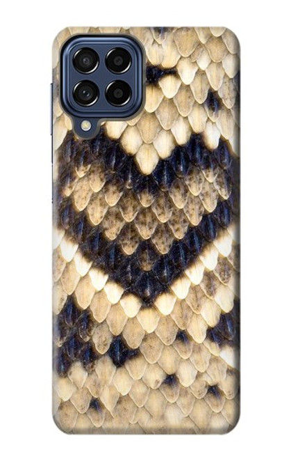 S3417 Diamond Rattle Snake Graphic Print Case For Samsung Galaxy M53