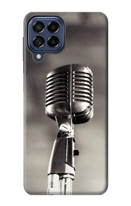 S3495 Vintage Microphone Case For Samsung Galaxy M53