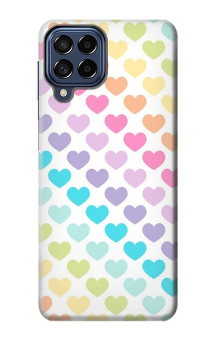 S3499 Colorful Heart Pattern Case For Samsung Galaxy M53