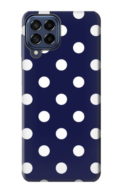 S3533 Blue Polka Dot Case For Samsung Galaxy M53