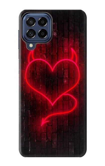 S3682 Devil Heart Case For Samsung Galaxy M53