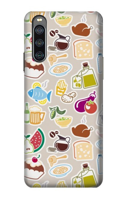 S2321 Food and Drink Seamless Case For Sony Xperia 10 IV