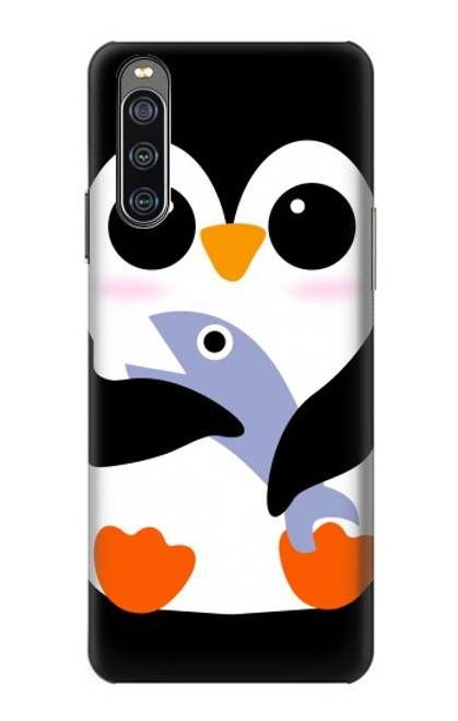 S2631 Cute Baby Penguin Case For Sony Xperia 10 IV