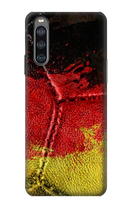 S3303 Germany Flag Vintage Football Graphic Case For Sony Xperia 10 IV